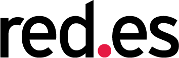Logotipo de red.es, entidad que impulsa la transformación digital en España, promoviendo el uso de Internet y la innovación tecnológica.