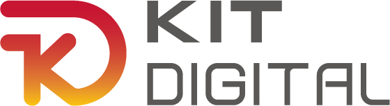Logo de Kit Digital, un programa que impulsa la transformación digital de las empresas en España.